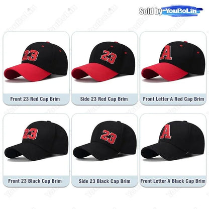Letter "A" 3D Embroidered Two-Tone Cap – Classic Style Meets Modern Detail