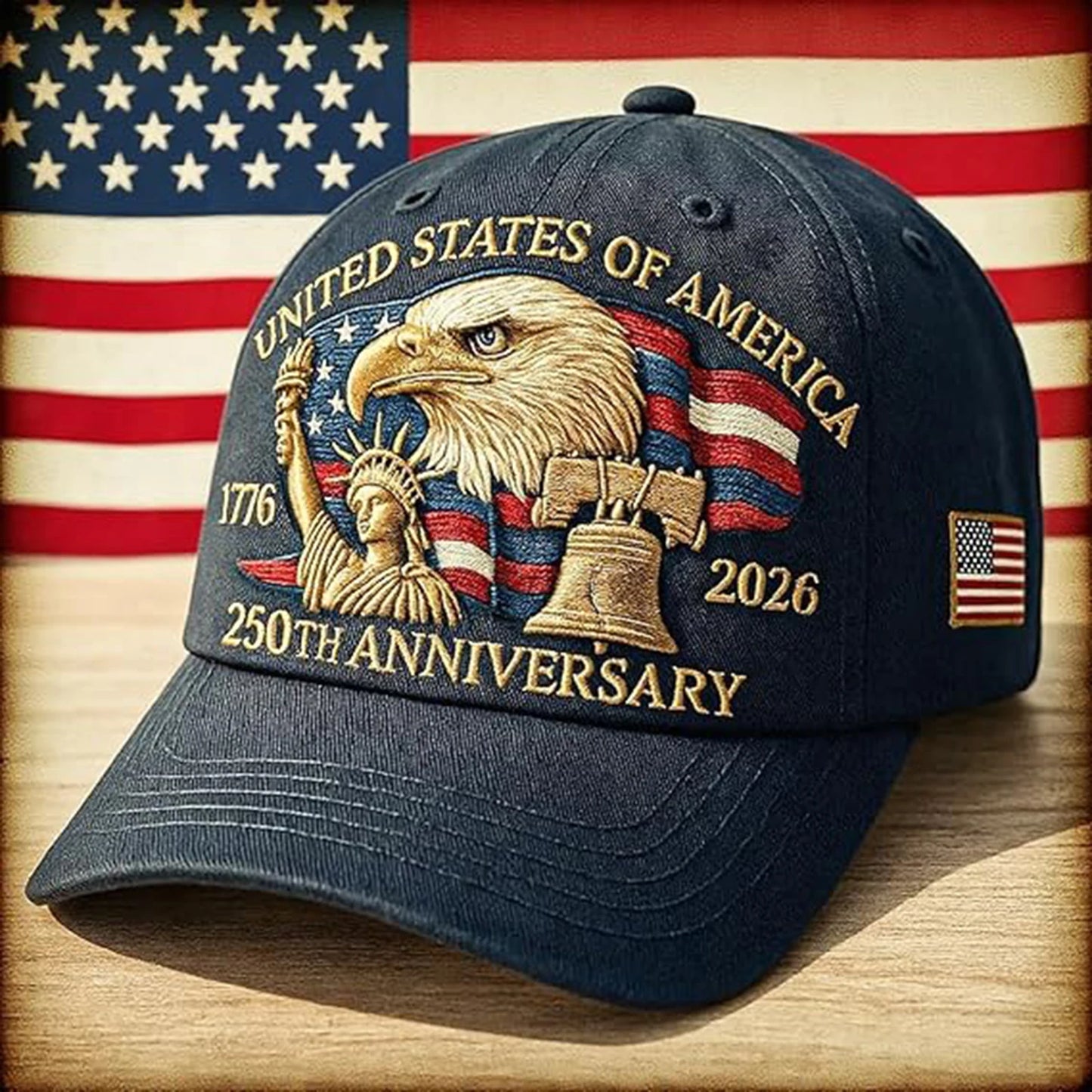 USA 250th Anniversary Baseball Cap – A Timeless Patriotic Tribute