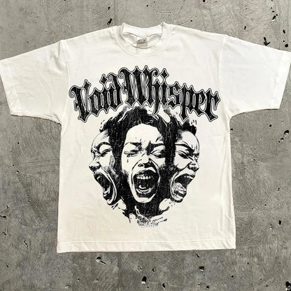 Harajuku Y2K Graphic T-Shirt | Oversized Streetwear Tee | 15 Colors, 30 Designs