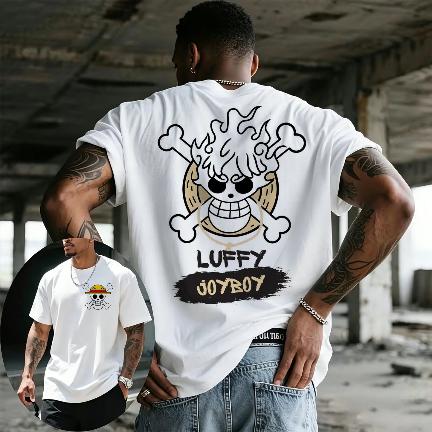 One Piece Skull T-Shirt | Anime Streetwear Graphic Tee