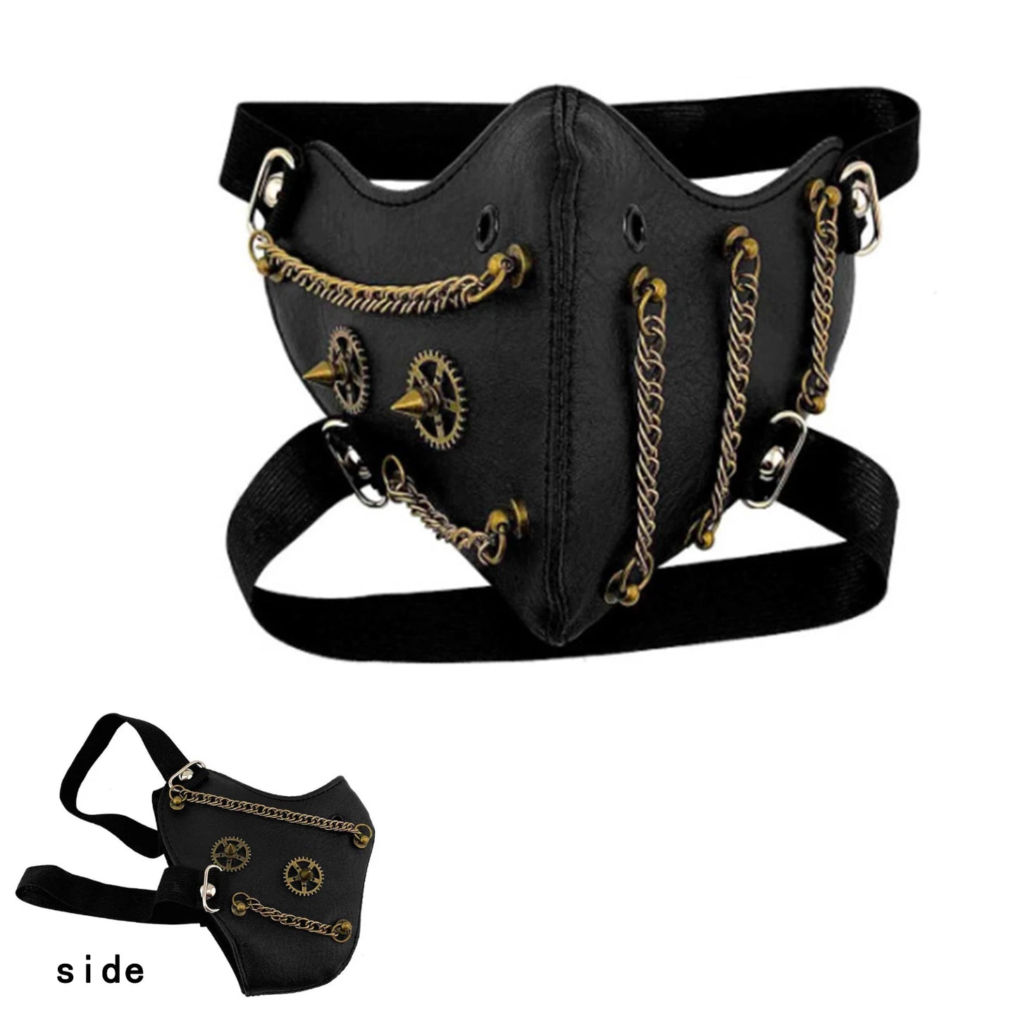 Steampunk PU Leather Mask – The Ultimate Gothic Cosplay Accessory