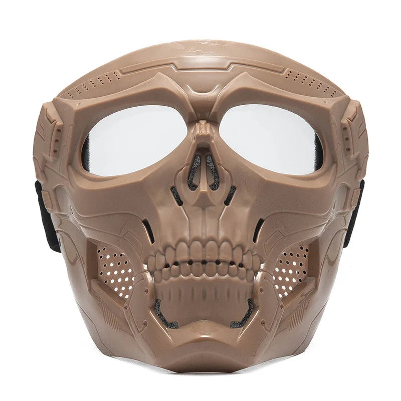 Tactical Skull Skeleton Mask – Full Face Protection with Integrated Goggles