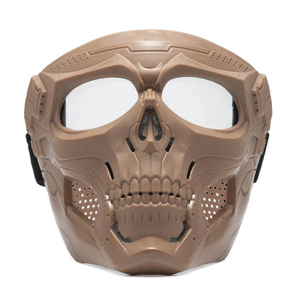 Tactical Skull Skeleton Mask – Full Face Protection with Integrated Goggles