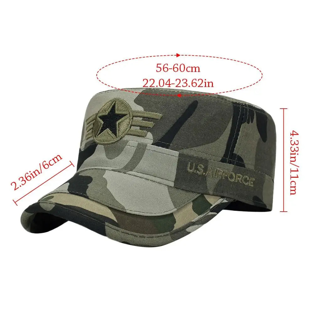 Four Seasons Military-Style Baseball Cap – Durable & Breathable