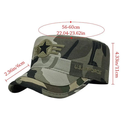 Four Seasons Military-Style Baseball Cap – Durable & Breathable