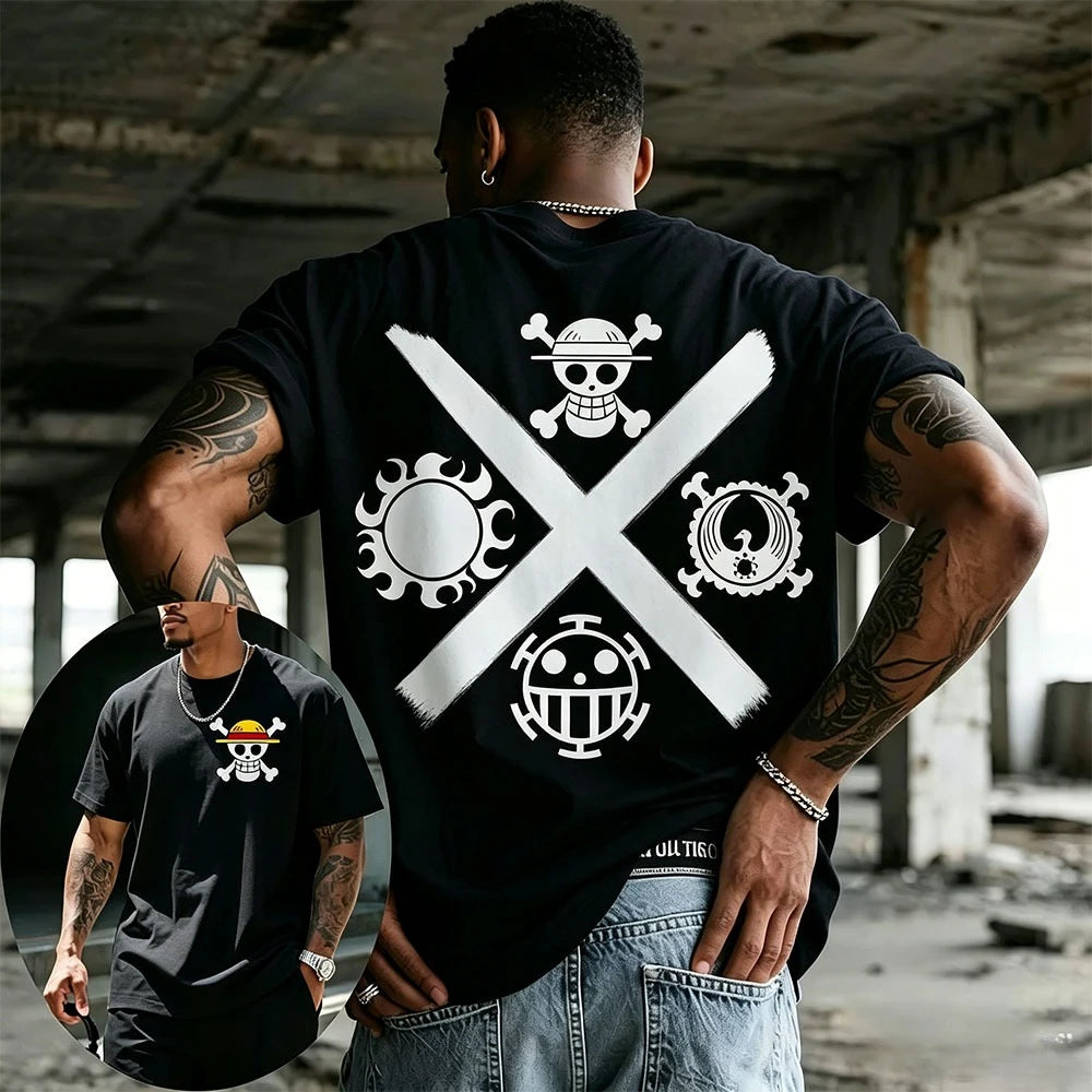 One Piece Skull T-Shirt | Anime Streetwear Graphic Tee