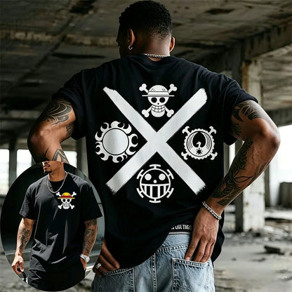 One Piece Skull T-Shirt | Anime Streetwear Graphic Tee