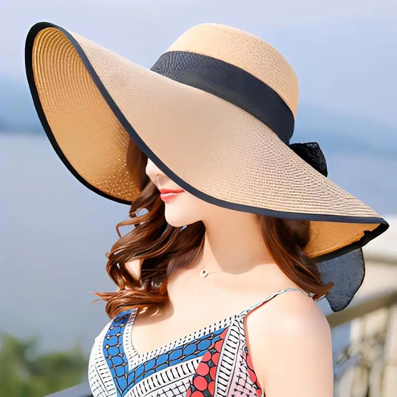 Foldable Wide Brim Straw Sun Hat - Your Essential Summer Companion