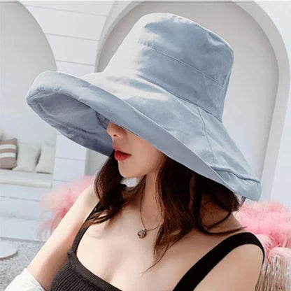 Reversible Wide Brim Bucket Hat – The Ultimate 2-in-1 Summer Essential