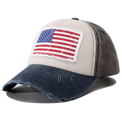 USA Flag Embroidered Baseball Cap – Unisex Snapback