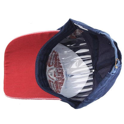 Vintage Washed Snapback Baseball Cap – New York Eagle Style