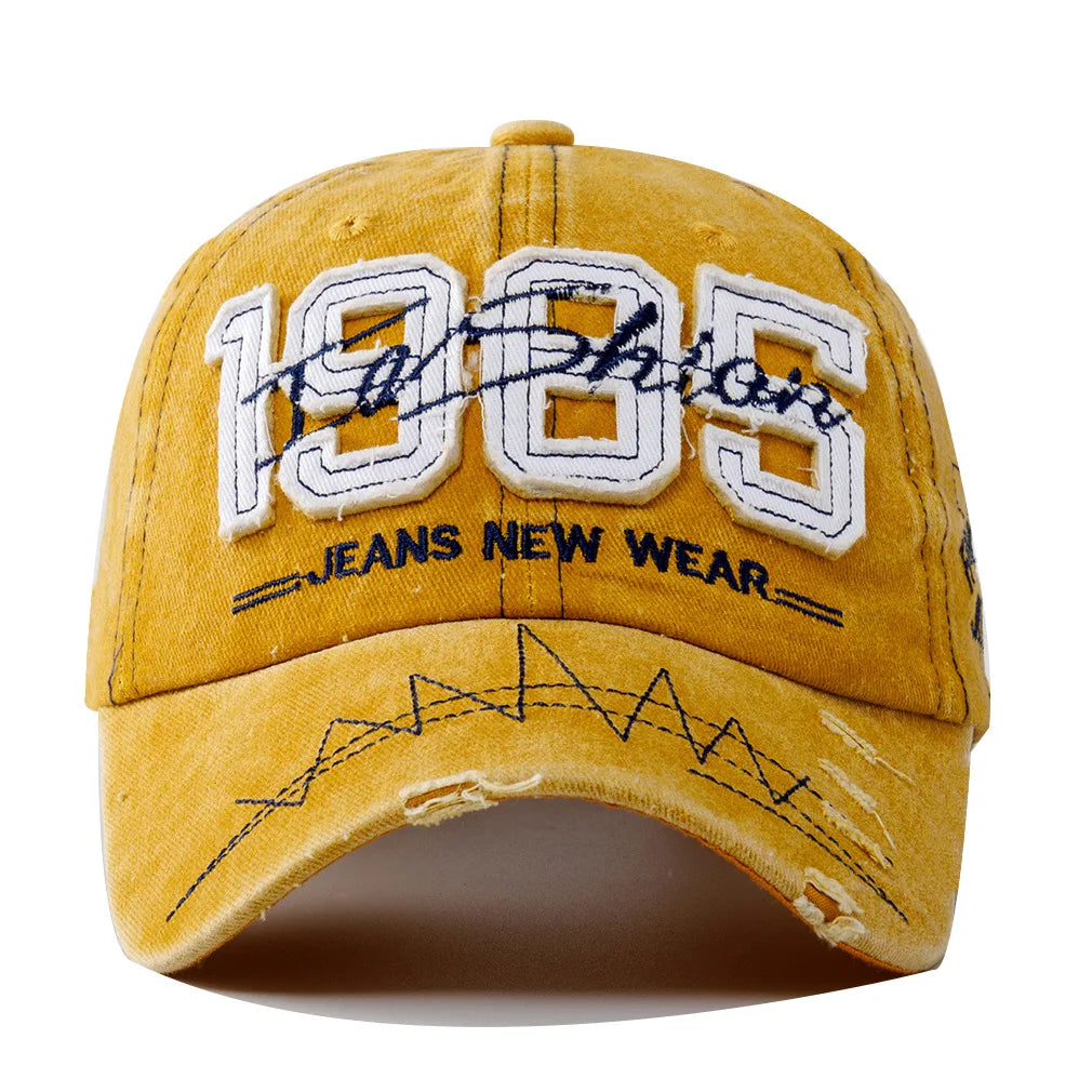 1985 Embroidery Baseball Cap – Retro Style, Timeless Appeal