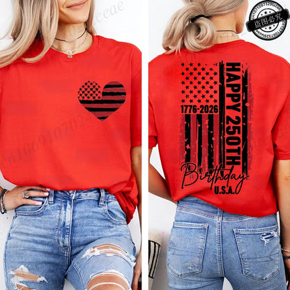 Women’s USA 250th Anniversary Tee – Commemorating 250 Years of Liberty