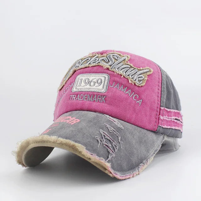 Vintage Washed Cotton Dad Hat Unisex Adjustable Baseball Cap - Promotion Sale