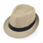 Classic Linen Fedora Jazz Hat – Elevate Your Summer Style