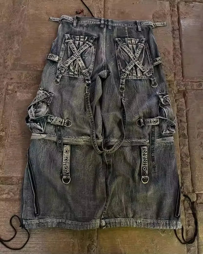 Tactical Workwear Jeans – Y2K Utility Meets Streetwear