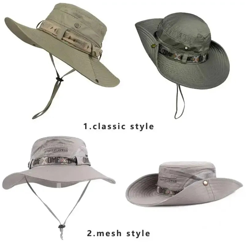 Summer Bucket Hat — UV Protection Wide Brim | Hiking, Beach & Safari Cap