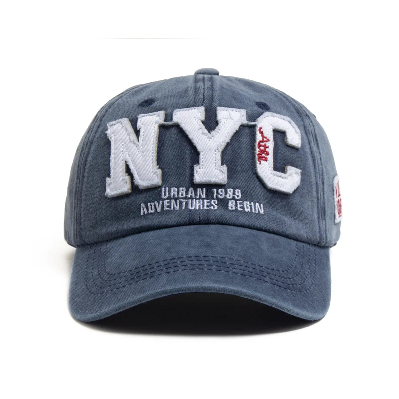 Cap NYC Vintage Baseball Unisex Cotton Snapback Adjustable Men Women Hat