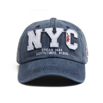 Cap NYC Vintage Baseball Unisex Cotton Snapback Adjustable Men Women Hat