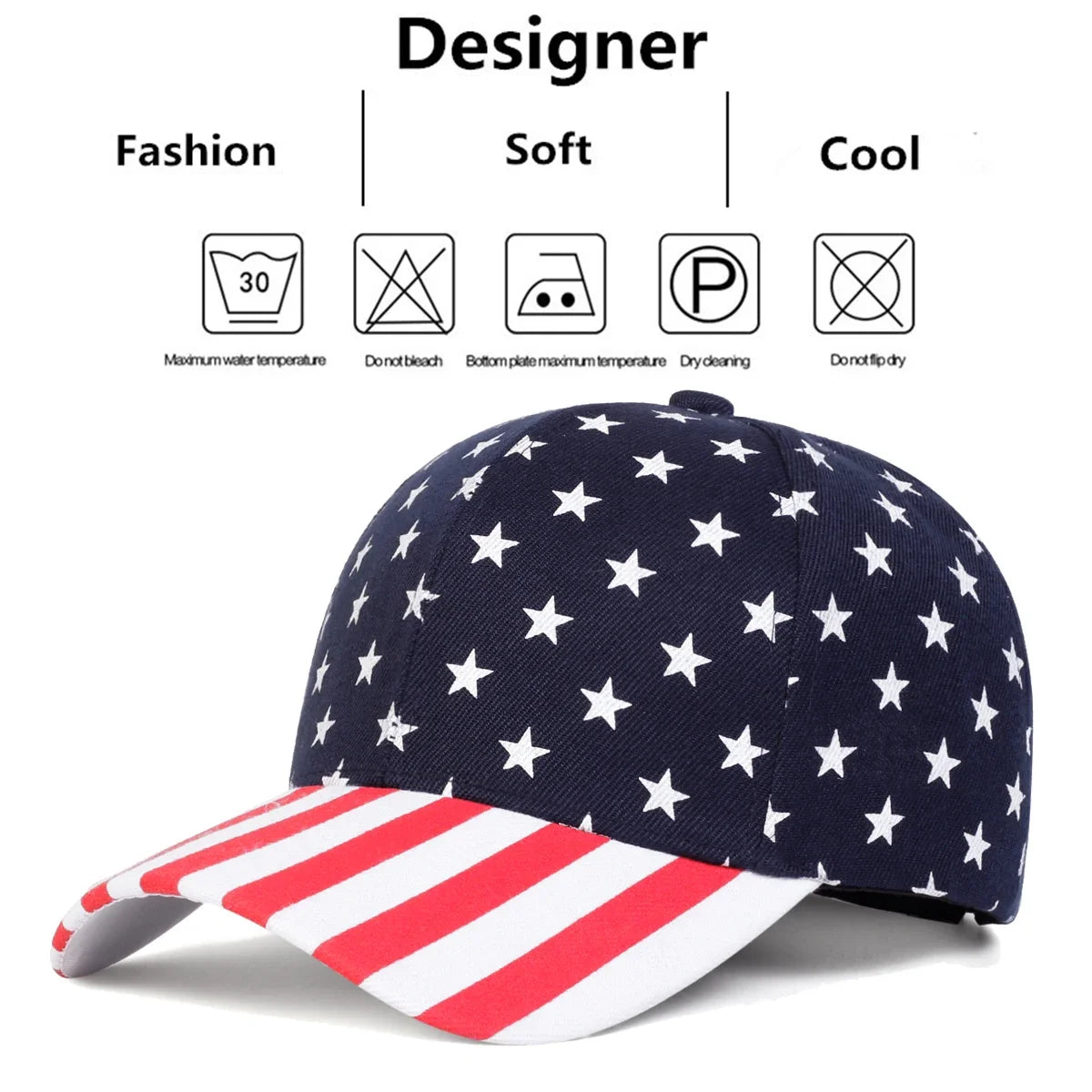 Unisex American Flag Baseball Cap – Patriotic Outdoor Essential