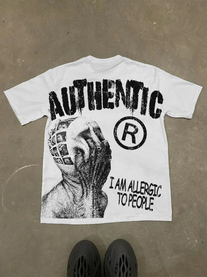 Harajuku Y2K Graphic T-Shirt | Oversized Streetwear Tee | 15 Colors, 30 Designs
