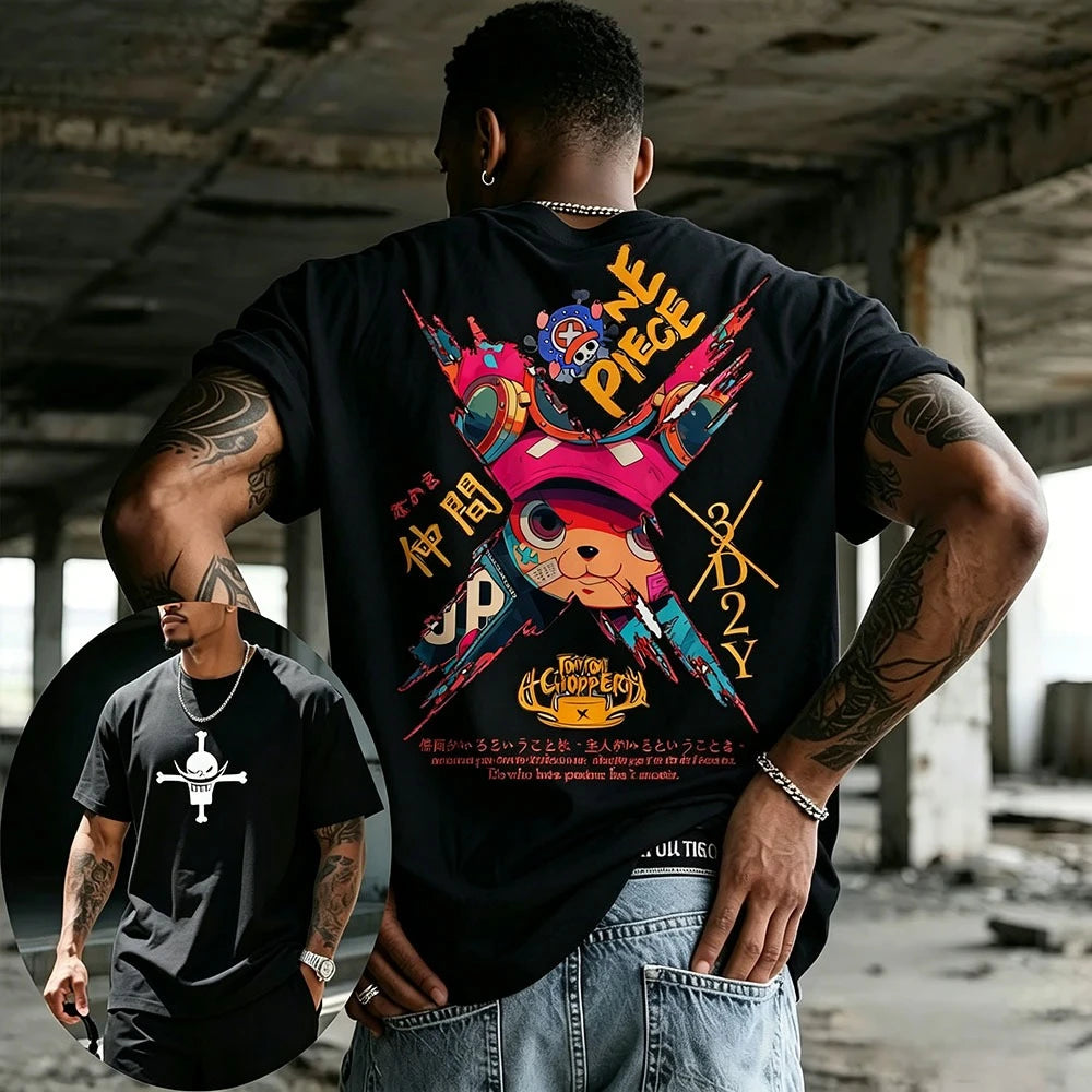 One Piece Skull T-Shirt | Anime Streetwear Graphic Tee