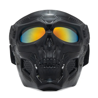 Tactical Skull Skeleton Mask – Full Face Protection with Integrated Goggles