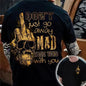 Men’s Double Gun Skull Graphic T-Shirt – Urban Edge Redefined