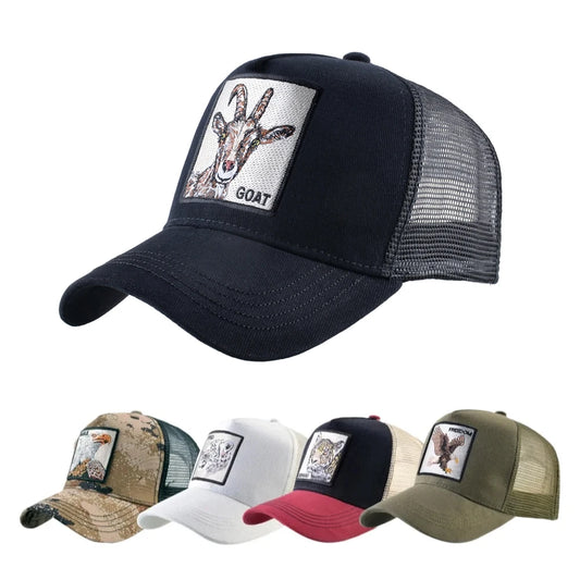 Animal Print Snapback Cap