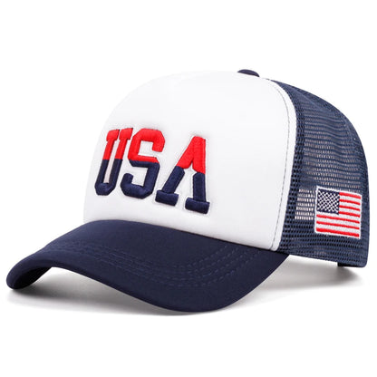 USA Flag Embroidered Baseball Cap – Classic Patriotic Style