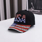 USA American Flag Baseball Cap – Patriotic Bling Meets Street Style