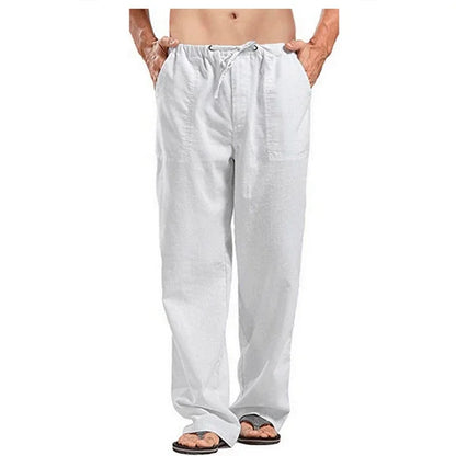SALE -SALE Men's Cotton Linen Summer Pants – 7 Colors