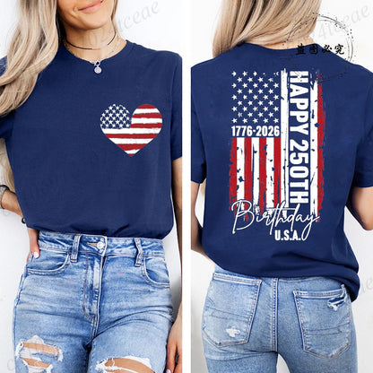Women’s USA 250th Anniversary Tee – Commemorating 250 Years of Liberty