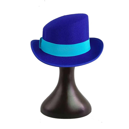 Large High-Top Fedora Hat – Gentleman's Bowler Hat British Style Magic Hat for Men Women 20 Colors