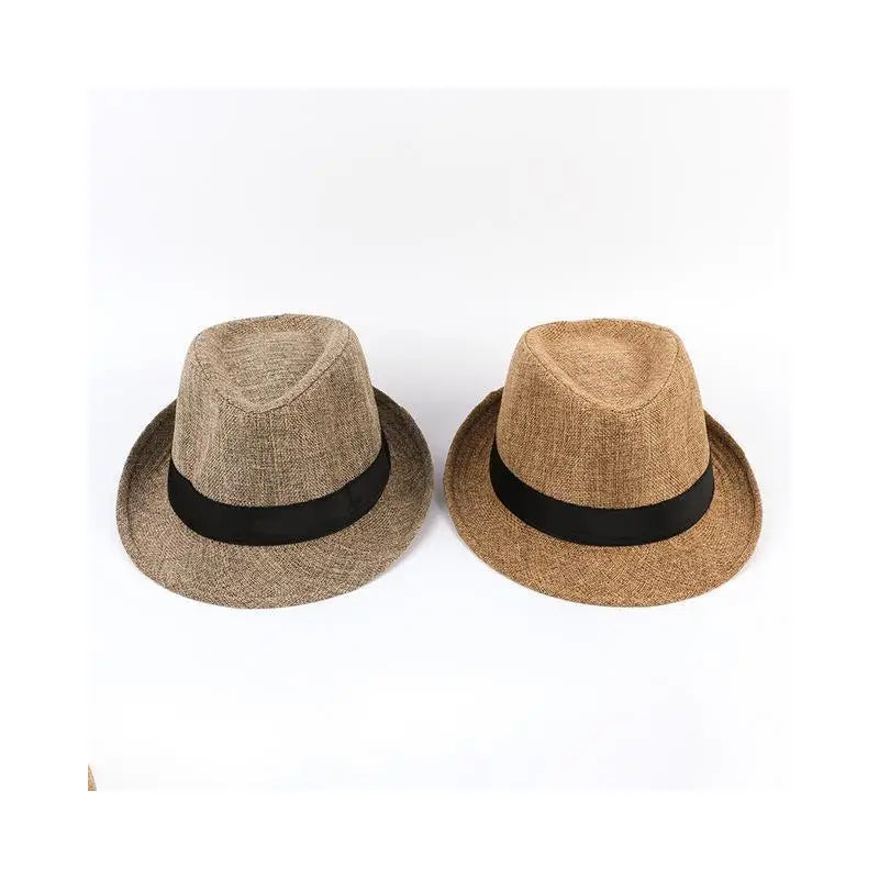 Cotton Linen Jazz Hat – Refined Style for the Modern Gentleman
