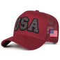 USA Letter Embroidery Baseball Net Cap – Your Essential Summer Accessory