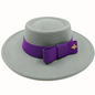 Bow Tie Fedora Hat – Wide Brim | 17 Colors | Women & Men