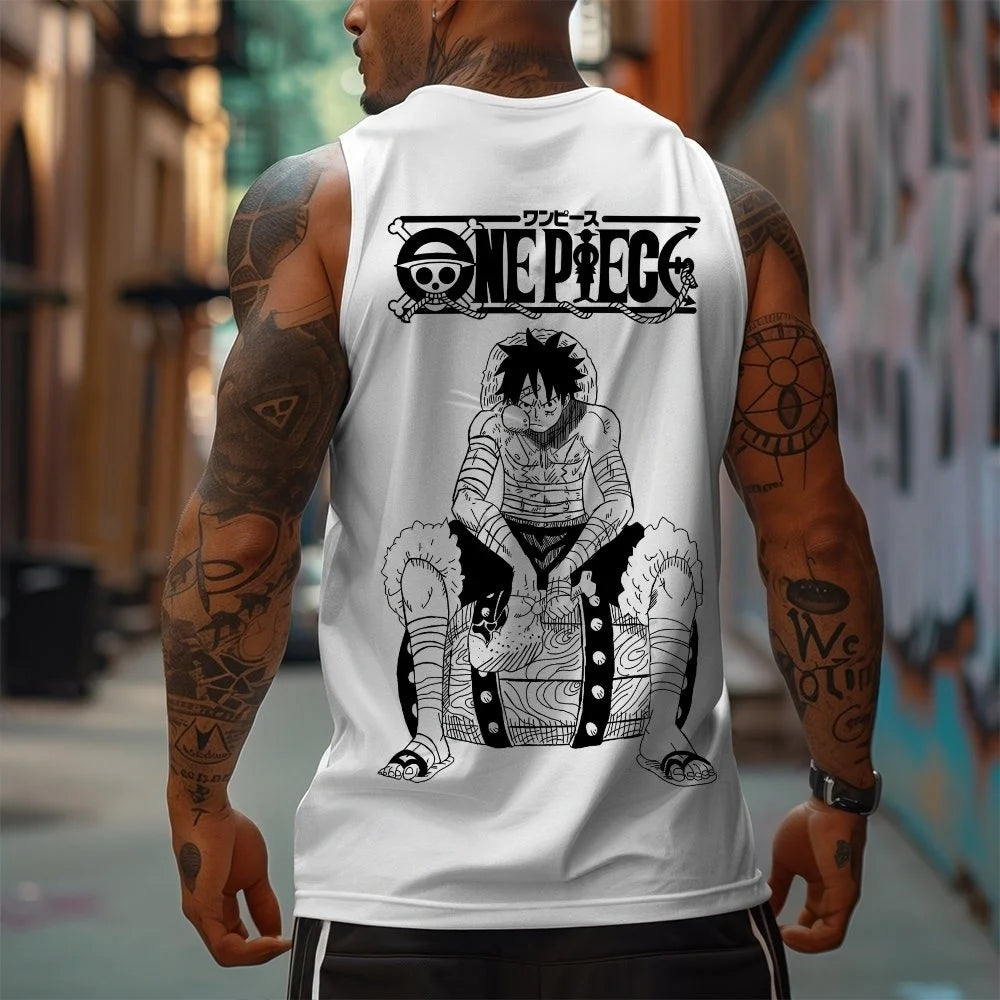 ONE PIECE Monkey D. Luffy Tank Top – Your Ultimate Summer & Gym Essential