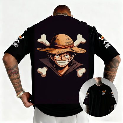 One Piece Japanese Anime Printed Men's T-Shirt Roronoa Zoro Boy Children's Harajuku Short Sleeve Kids Luffy T-shirt Clothing