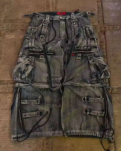 Tactical Workwear Jeans – Y2K Utility Meets Streetwear