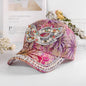 Rhinestone Shiny Baseball Cap – Glamour Meets Street Style