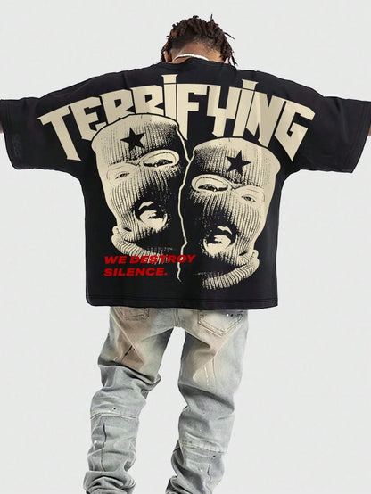 Men's T-Shirt 3D Letter Print | Streetwear Summer 2026
