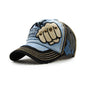 Fist Rivet Embroidered Baseball Cap – Bold Streetwear Attitude