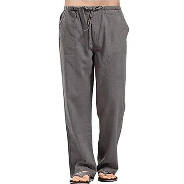 SALE -SALE Men's Cotton Linen Summer Pants – 7 Colors