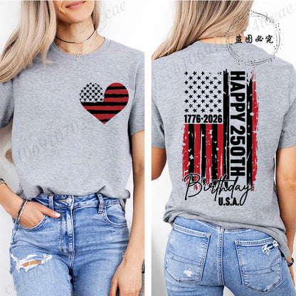 Women’s USA 250th Anniversary Tee – Commemorating 250 Years of Liberty