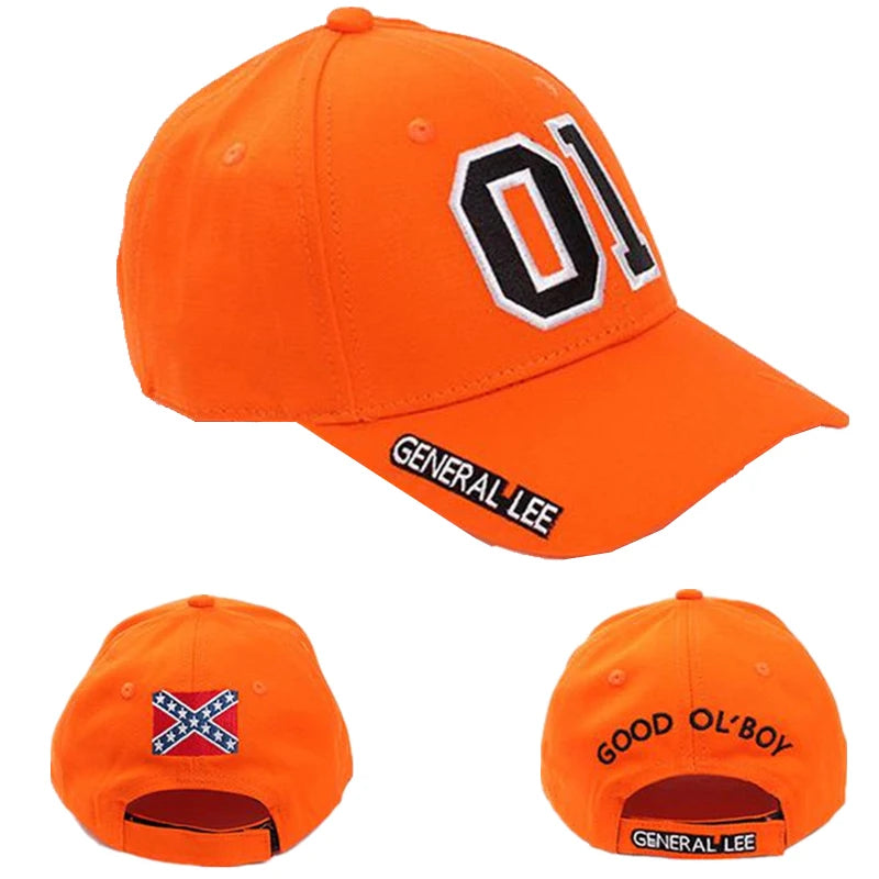 General Lee "01" Embroidered Baseball Cap – Classic Style for Every Fan