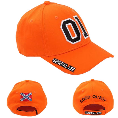 General Lee "01" Embroidered Baseball Cap – Classic Style for Every Fan