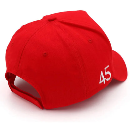 Red Presiden Election Peaked Baseball Cap 3D Embroidered USA Hat for Men Women