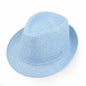 Classic Linen Fedora Jazz Hat – Elevate Your Summer Style