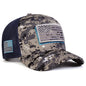 USA Flag Embroidered Camo Baseball Cap – Rugged Patriotism